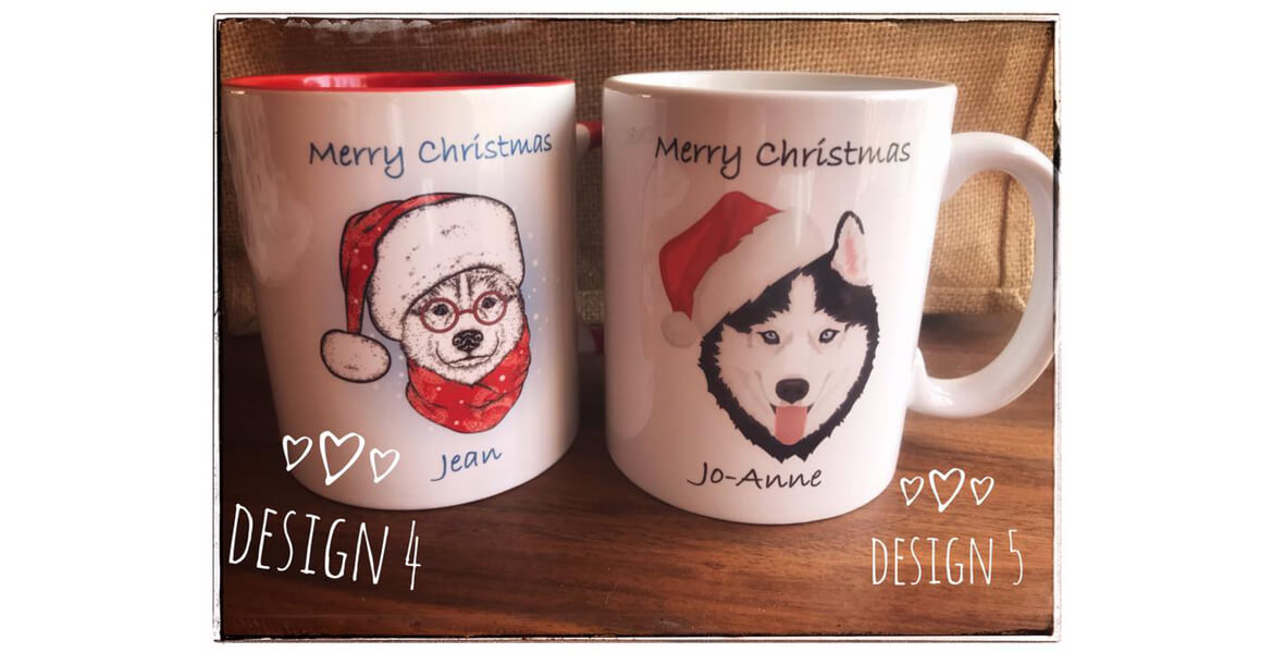 Christmas Mug Collection Husky